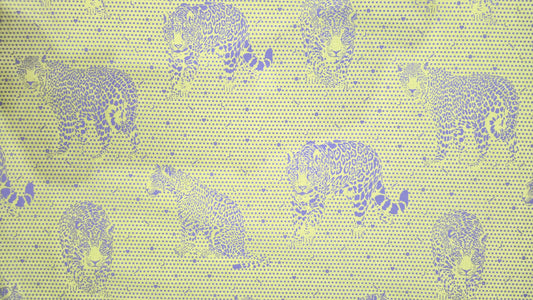 LIL JAGUARS CLOUDS DAYDREAMER COTTON QUILT CRAFT FABRIC 45" WIDE KIWI BY YARD