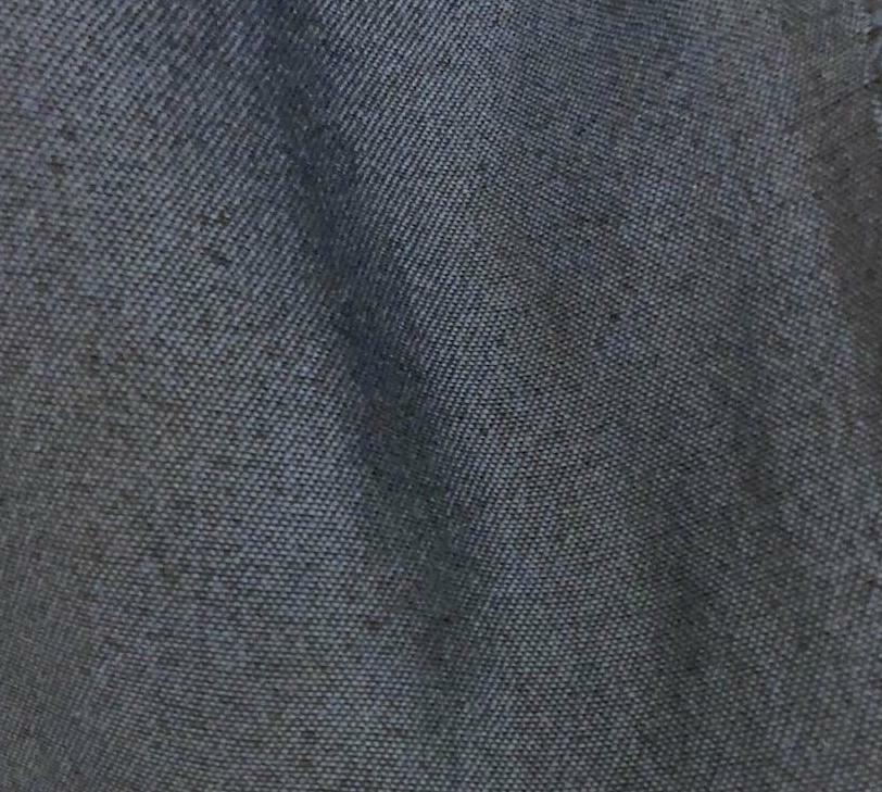 CANVAS FABRIC WITH LIGHT FLANNEL BACKING COLOR NAVY BLUE 57" WIDE BY THE YARD