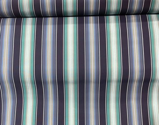 SUNBRELLA SHADE OUTDOOR WATERPROOF FABRIC SAXON CASCADE STRIPED 4884-0000 46"