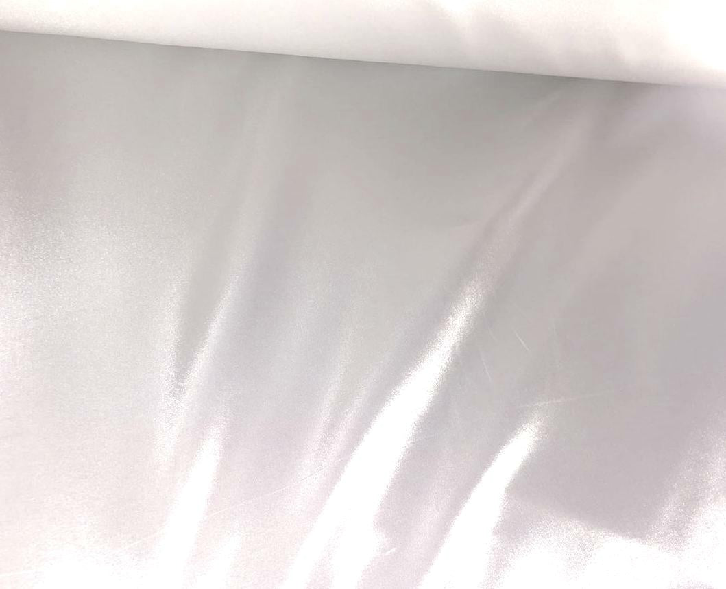 SNOW WHITE POLYRAYON SHINY TAFFETA DRESS LINING DECOR 70 DENIER 58" WIDE BY THE YARD