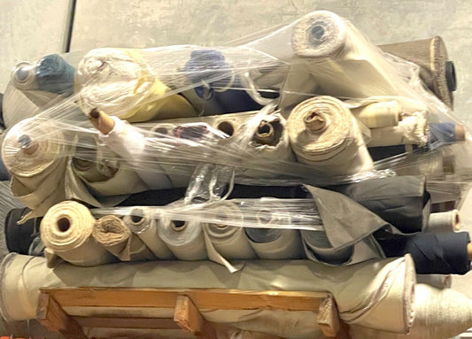 500 YARDS WHOLESALE LOT ASSORTED UPHOLSTERY FABRIC INDOOR & OUTDOOR USA MADE NEW