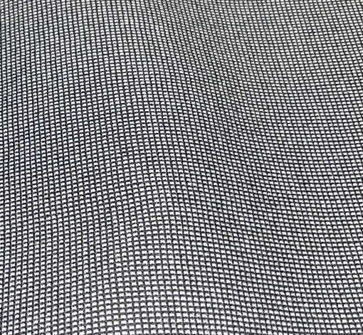 CAR UPHOLSTERY FABRIC LIGHTWEIGHT BLACK & WHITE PERFORATED 5 YARDS NEW