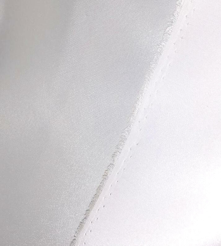 SNOW WHITE POLYRAYON SHINY TAFFETA DRESS LINING DECOR 70 DENIER 58" WIDE BY THE YARD