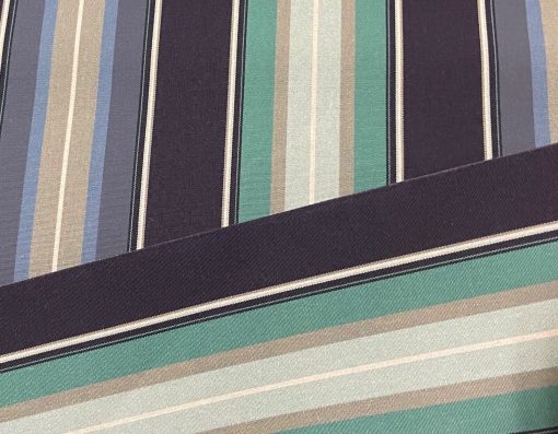 SUNBRELLA SHADE OUTDOOR WATERPROOF FABRIC SAXON CASCADE STRIPED 4884-0000 46"