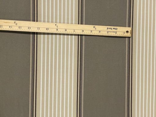 SUNBRELLA MAYFIELD OUTDOOR WATERPROOF FABRIC EMBLEM BEIGE STRIPED 4837-0000 46"