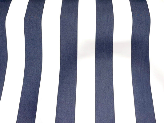 SUNBRELLA SHADE FABRIC AWNING BEAUFORT CAPTAIN NAVY 4708 STRIPED WATERPROOF 46"