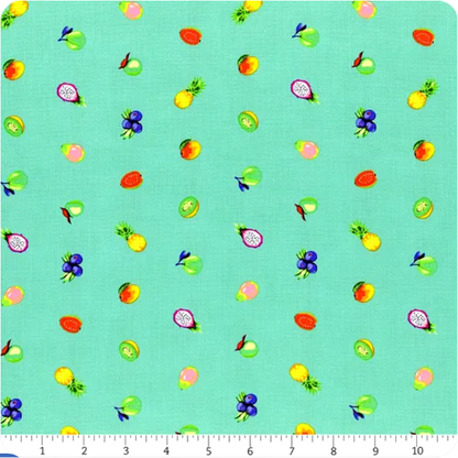 TULA PINK DAYDREAMER FORBIDDEN FRUIT SNACKS MOJITO COTTON QUILT CRAFT FABRIC 45" WIDE BY THE YARD