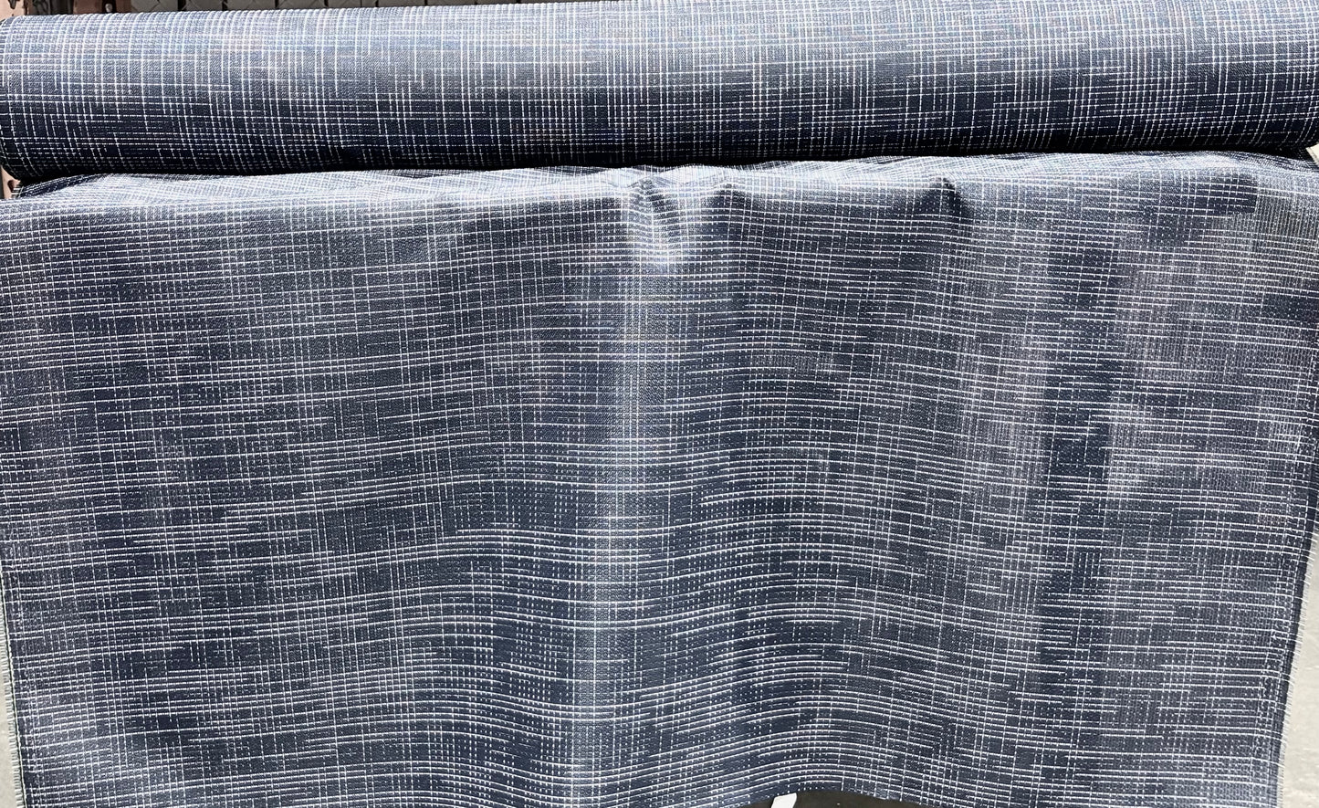 SUNBRELLA MOMENTS NAVY II 50080-0003 SLING MARINE UPHOLSTERY FABRIC WATER & STAIN REPELLENT 54" WIDE