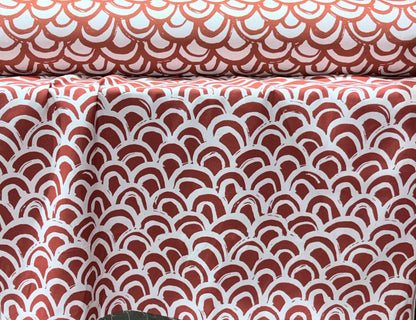 Milliken Overlook Summit Salsa Rust Upholstery Fabric Outdoor Water ans Stain Repellent 54" Wide By The Yard