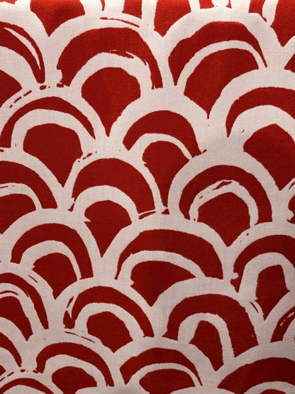 Milliken Overlook Summit Salsa Rust Upholstery Fabric Outdoor Water ans Stain Repellent 54" Wide By The Yard