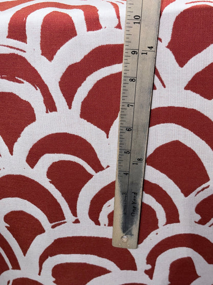 Milliken Overlook Summit Salsa Rust Upholstery Fabric Outdoor Water ans Stain Repellent 54" Wide By The Yard