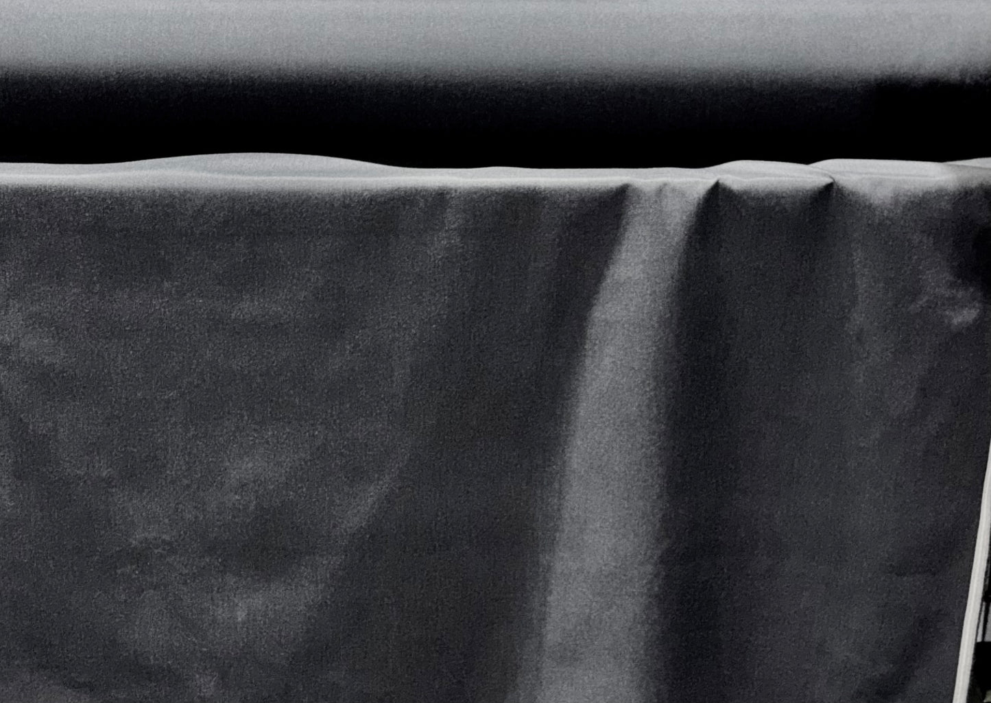 SUNBRELLA BY MILLIKEN POLAR FLAGSTAFF CHARCOAL OUTDOOR/INDOOR UPHOLSTERY FABRIC 54" WIDE