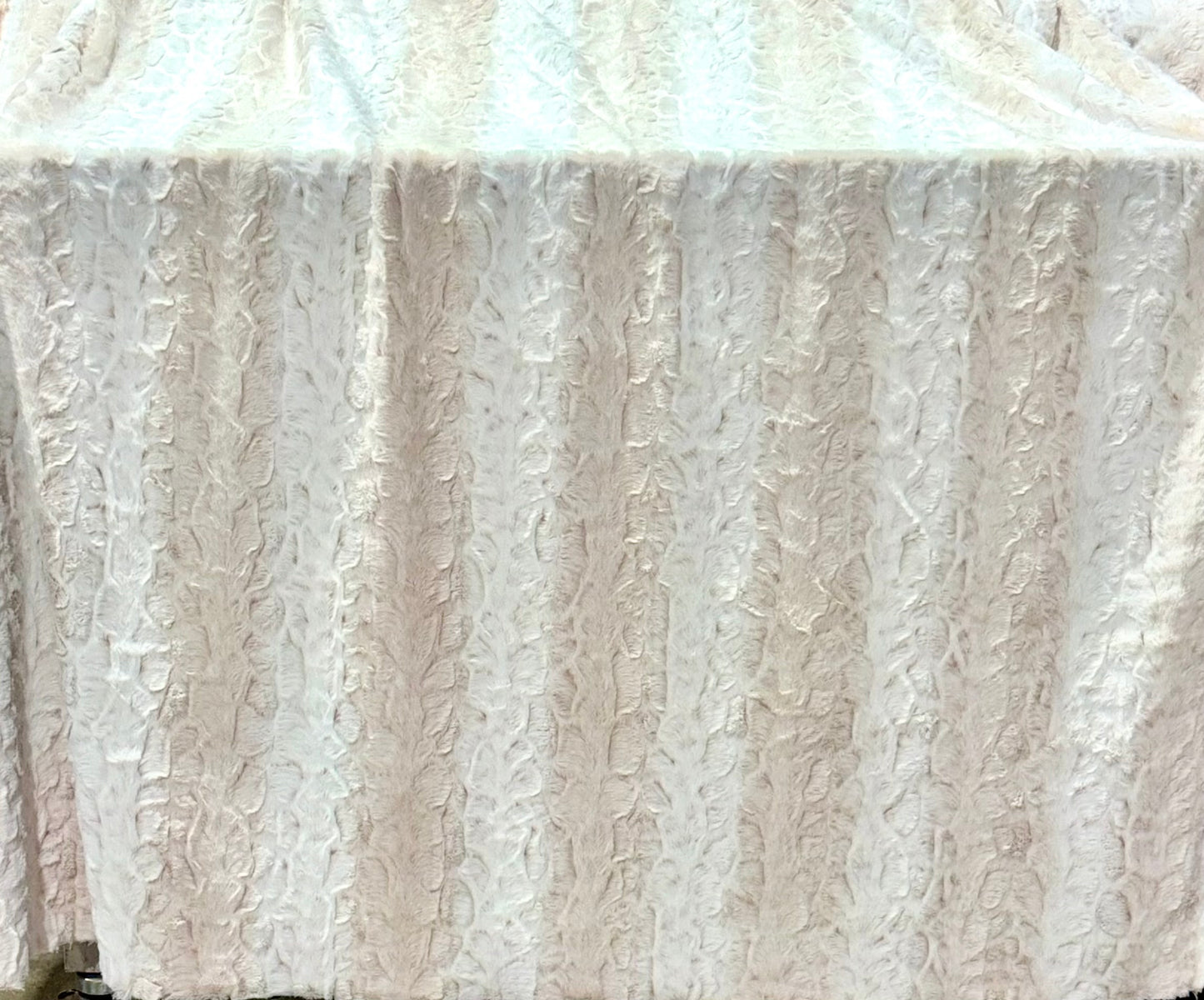 Fabric Faux Fur Juneau Artic 409090 Stripe Velvet Upholstery Drapery By The Yard