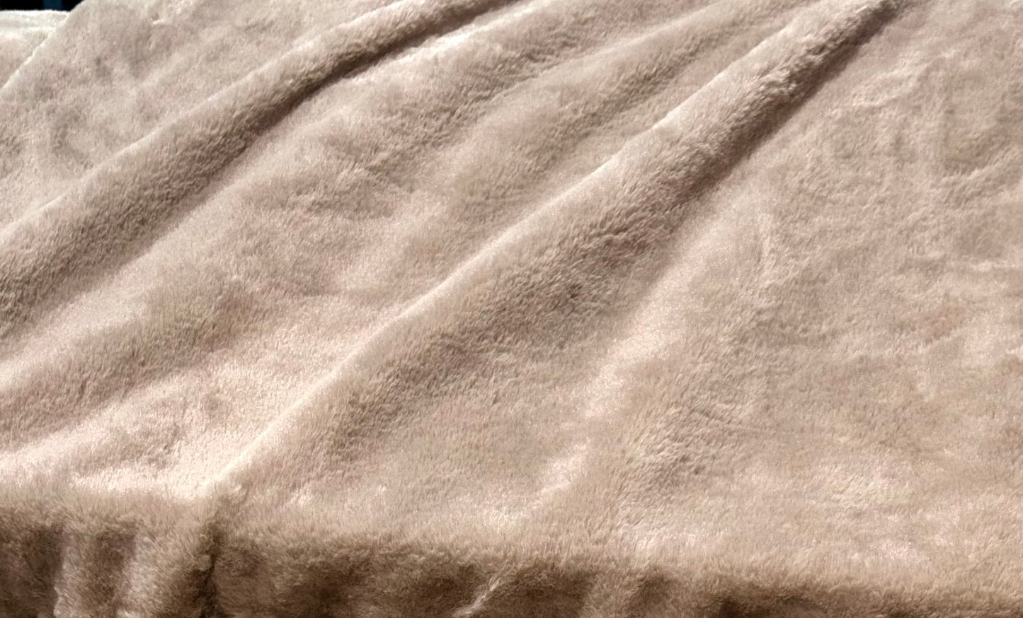 P/Kaufmann Faux Fur Short Hair Fabric Camel Upholstery Apparel 58" wide By Yard