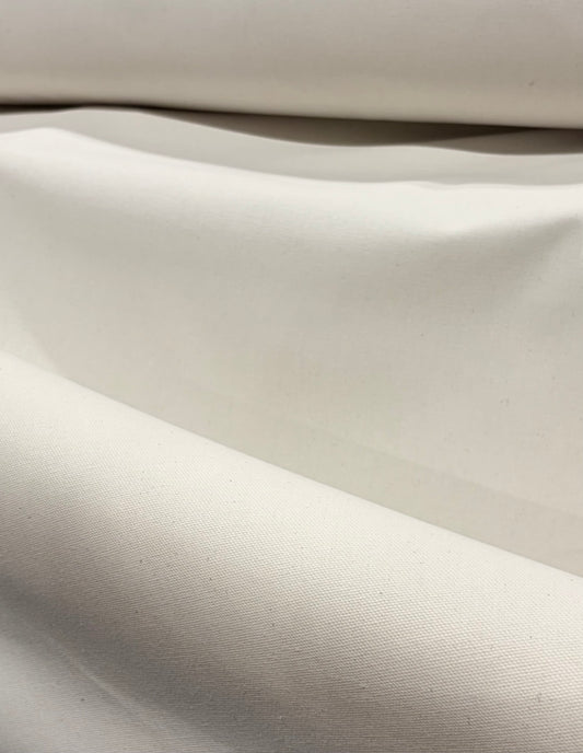 CANVAS FABRIC 100% COTTON MADE IN USA COLOR NATURAL GREIGE 8 OZS 58" WIDE BY THE YARD