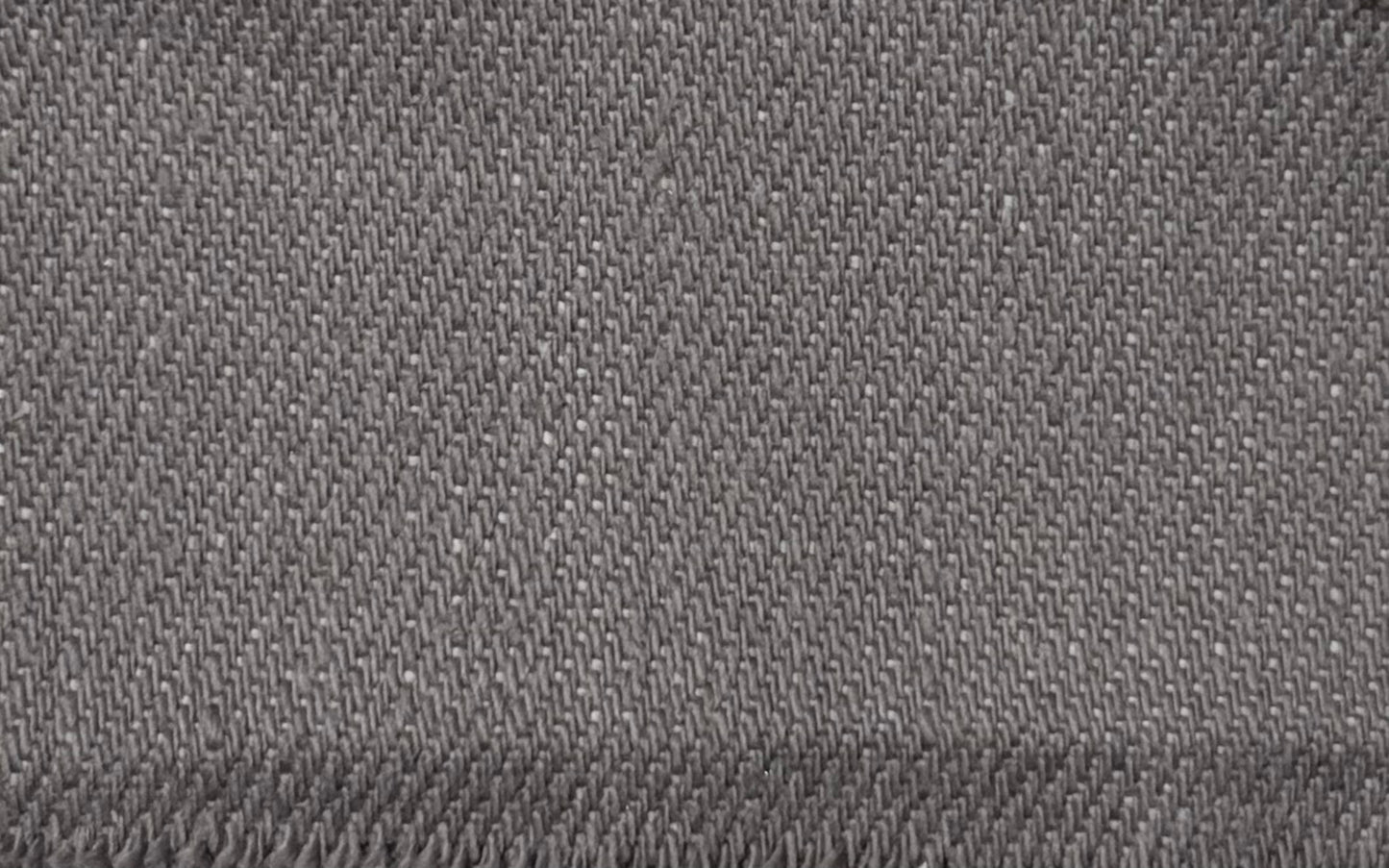 TWILL FABRIC 100% COTTON MADE IN USA COLOR WASHED GRAY 7.5 OZS 58" WIDE BY THE YARD
