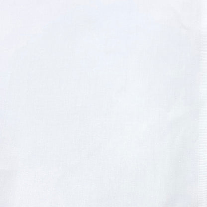 TWILL FABRIC 100% BRUSHED COTTON MADE IN USA COLOR WHITE 7.5 OZS 59" WIDE BY THE YARD