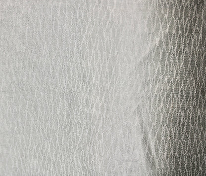 UPHOLSTERY DRAPERY FABRIC GRAY OVER SILVER VEINS DESIGN 60" WIDE BY THE YARD