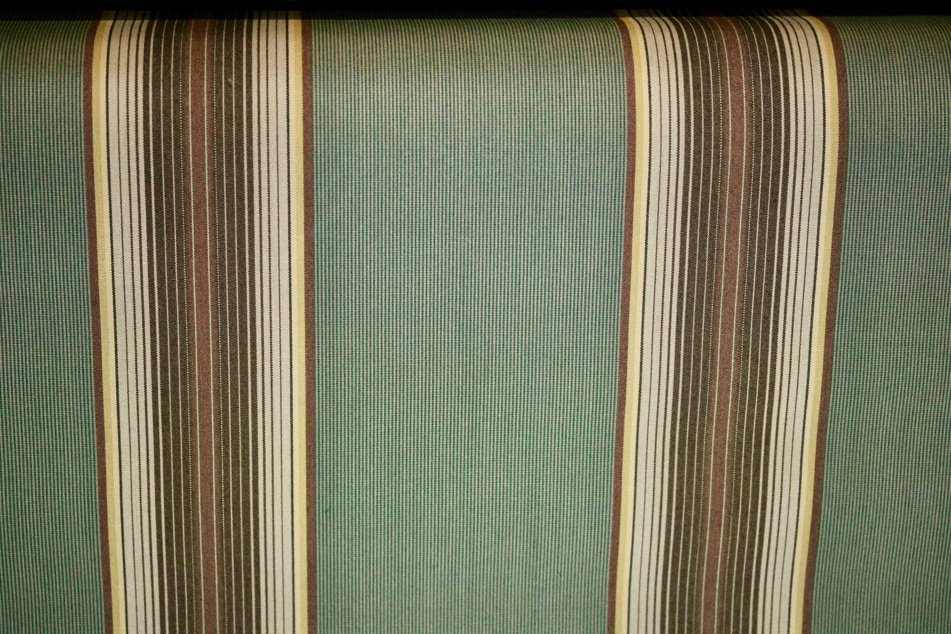 SUNBRELLA SHADE OUTDOOR FABRIC FOREST VINTAGE BAR STRIPE 4949 47
