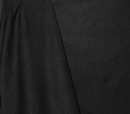 35 YARDS JERSEY MICROFIBER LYCRA ATHLETIC FABRIC 4 WAY STRETCH COLOR BLACK 62" WIDE BY THE YARD