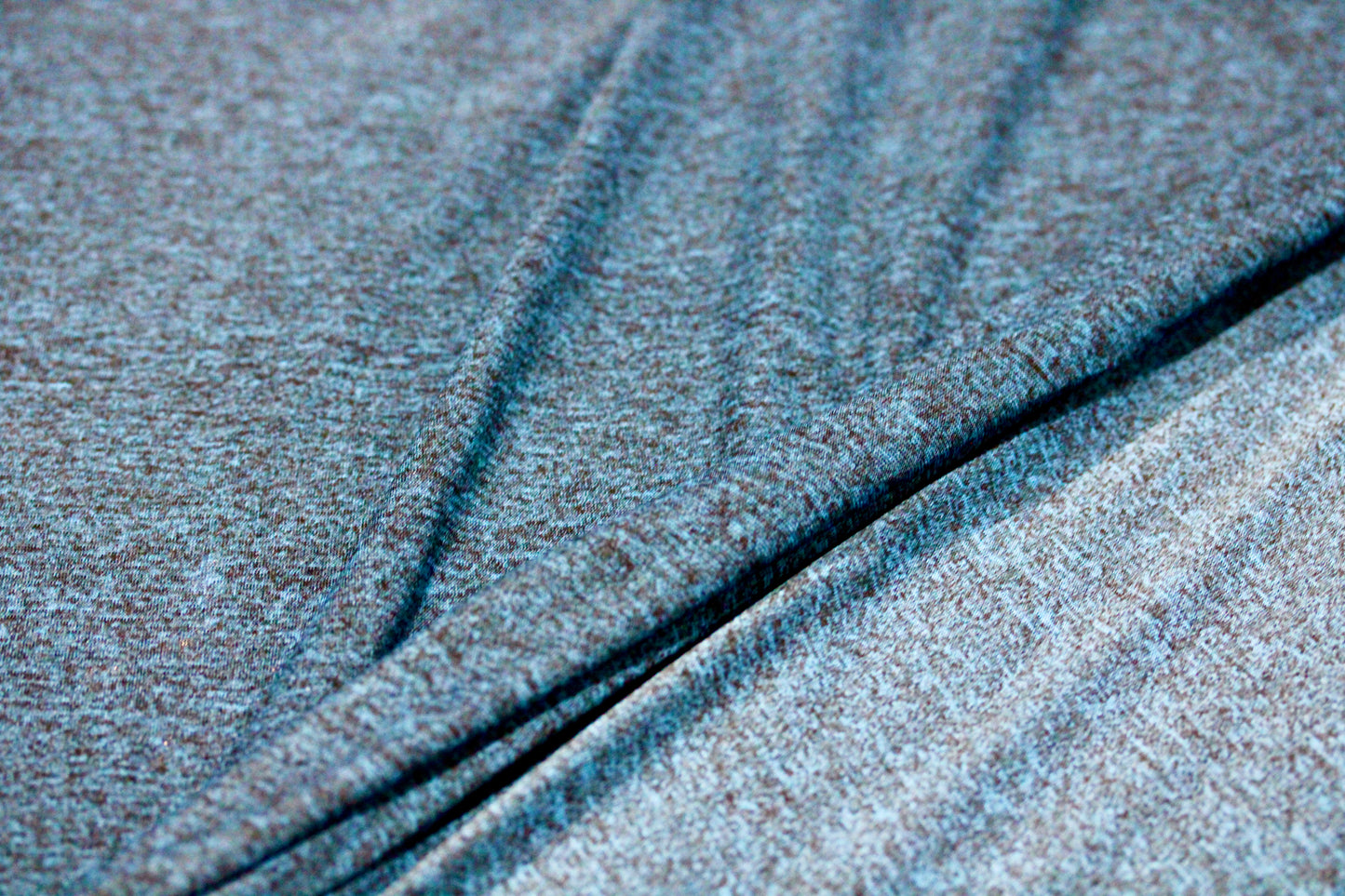 JERSEY KNIT FABRIC HEATHER GREEN ATHLETIC MOISTURE WICKING 100% POLYESTER 60" WIDE BY THE YARD