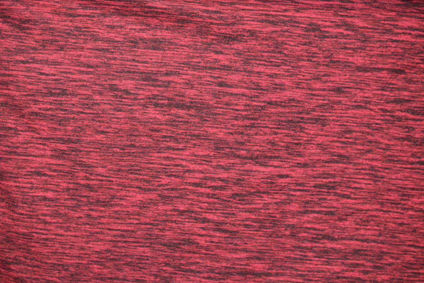 JERSEY KNIT FABRIC HEATHER RED ATHLETIC MOISTURE WICKING 100% POLYESTER 60" WIDE BY THE YARD