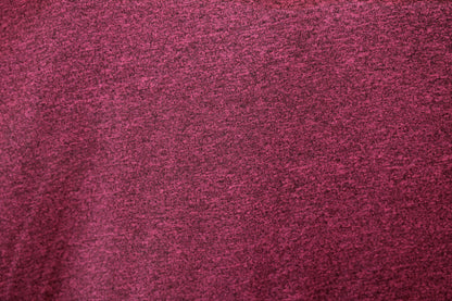 JERSEY KNIT FABRIC HEATHER FUCHSIA ATHLETIC MOISTURE WICKING 100% POLYESTER 60" WIDE BY THE YARD