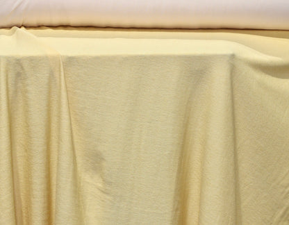 FRENCH TERRY KNIT 2 WAY SPANDEX FABRIC 60" WIDE DARK YELLOW 9 OZS. BY THE YARD