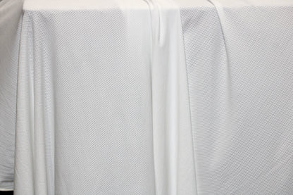 POWER MESH KNIT 4 WAY STRETCH FABRIC 60" WIDE SNOW WHITE BY THE YARD