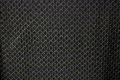 FABRIC ATHLETIC SPORT DIAMOND 3D 4 WAY SPANDEX BLACK 60" WIDE BY THE YARD