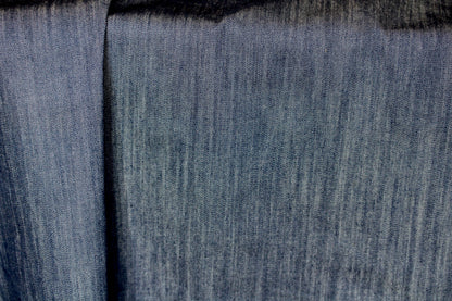 USA STONEWASH DENIM INDIGO FABRIC DNA FR FLAME RETARDANT 60" COTON BLEND 10 OZS BY THE YARD