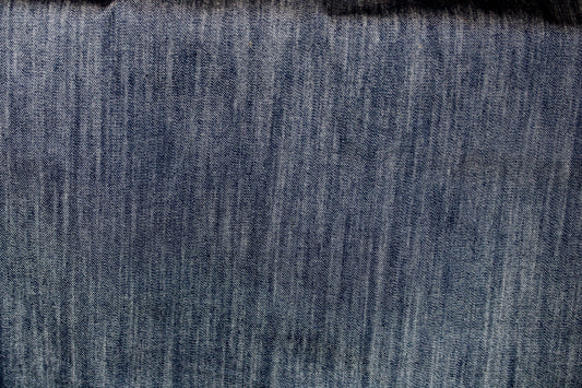USA STONEWASH DENIM INDIGO FABRIC DNA FR FLAME RETARDANT 60" COTON BLEND 10 OZS BY THE YARD
