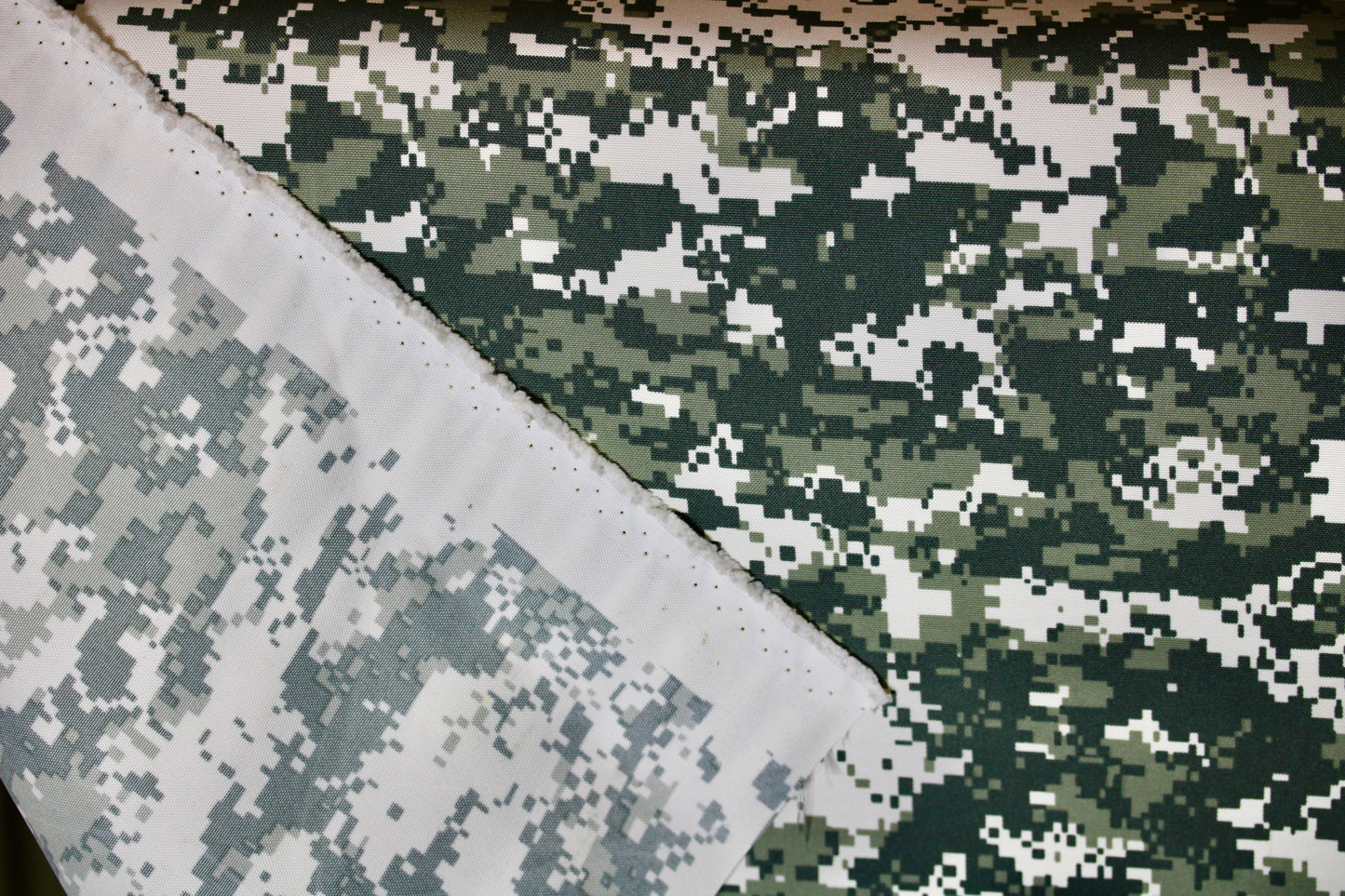 3 YARDS ACU DIGITAL ARMY CAMO WATERPROOF 600 DENIER NYLON FABRIC 61" WIDE