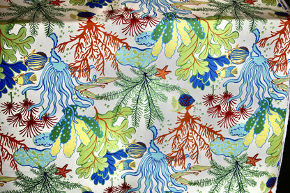MILL CREEK SPLISH SPLASH ATLANTIS PRINTED UPHOLSTERY FABRIC 55" WIDE BY THE YARD
