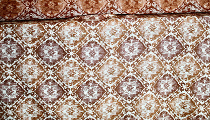 SUNBRELLA UPHOLSTERY FABRIC WATER STAIN REPELLENT 55" WIDE ANTICA DIAMOND TUSCAN BY THE YARD