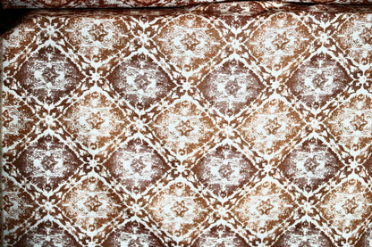 SUNBRELLA UPHOLSTERY FABRIC WATER STAIN REPELLENT 55" WIDE ANTICA DIAMOND TUSCAN BY THE YARD