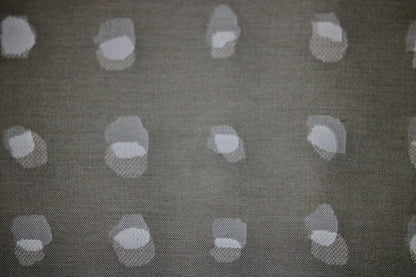 SUNBRELLA UPHOLSTERY FABRIC WATER STAIN REPELLENT 55" WIDE SHADOW DOT DOVE BY THE YARD