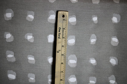 SUNBRELLA UPHOLSTERY FABRIC WATER STAIN REPELLENT 55" WIDE SHADOW DOT DOVE BY THE YARD