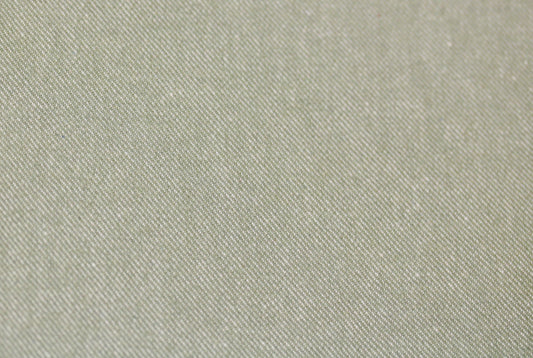 TWILL FABRIC 100% COTTON MADE IN USA COLOR WASHED SAGE 7.5 OZS 55" WIDE BY THE YARD