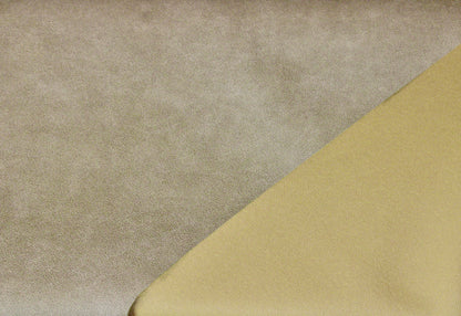 RICHLOOM VINYL FABRIC FAUX LEATHER UPHOLSTERY ANTIQUE BEIGE 54" WIDE WITH BACKING BY THE YARD
