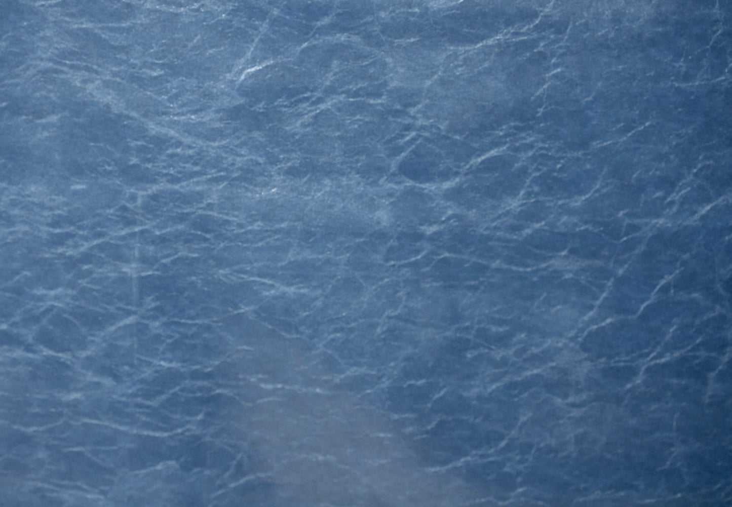 RICHLOOM VINYL FABRIC FAUX LEATHER UPHOLSTERY BLUE 55" WIDE WITH BACKING BY THE YARD