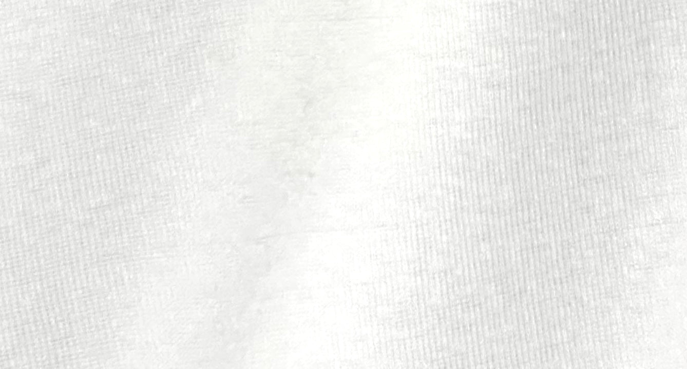 SNOW WHITE RIB 1X1 FABRIC 100% SOFT ORGANIC COTTON 8 OZS 70" WIDE BY THE YARD