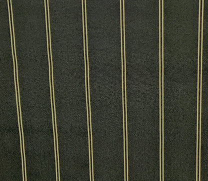20 YARDS SUNBRELLA SHADE OUTDOOR WATERPROOF FABRIC COOPER BLACK STRIPED 4988-0000 47"