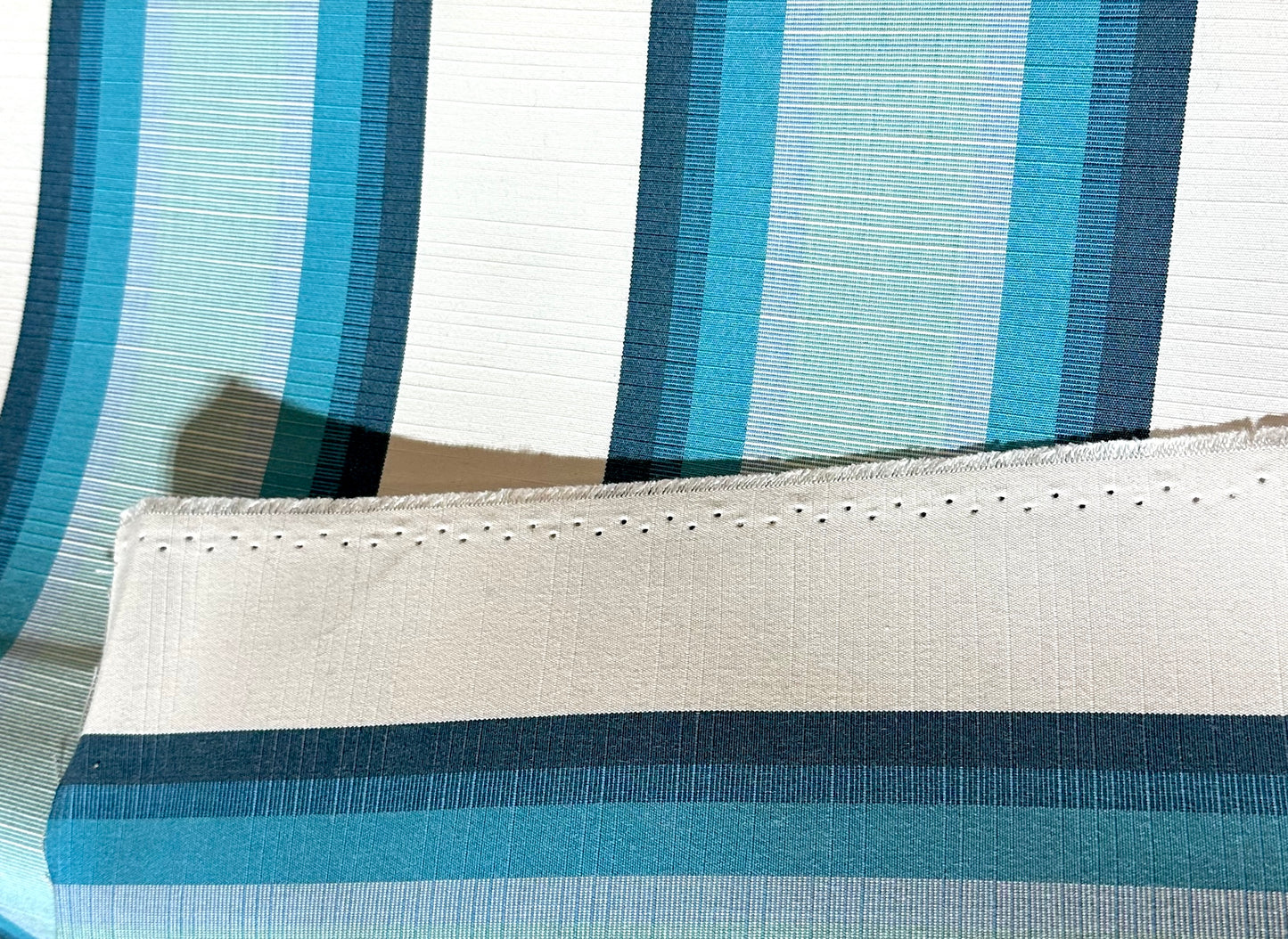 SUNBRELLA MAYFIELD OUTDOOR WATERPROOF FABRIC COLONNADE SEAGLASS 4823 47" BY THE YARD