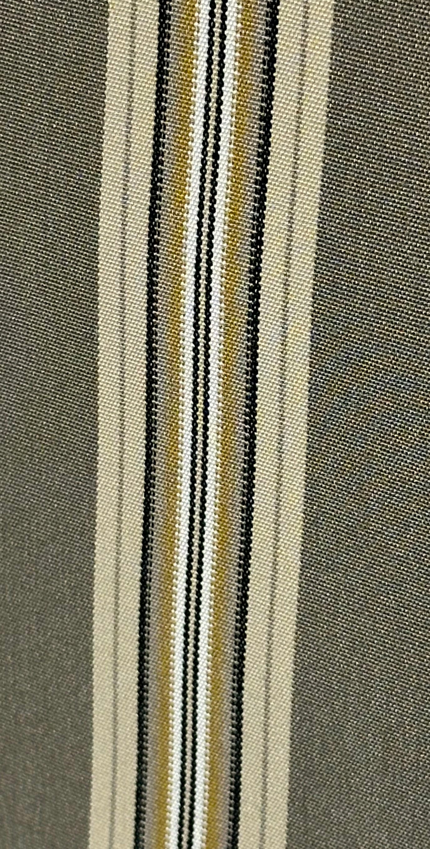 SUNBRELLA SHADE OUTDOOR FABRIC TAUPE TAILORED BAR STRIPE 4945 47" WIDE BY THE YARD