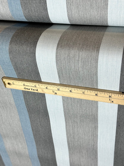 SUNBRELLA SHADE OUTDOOR WATERPROOF FABRIC MARCO BLUE GREY 4704 47" WIDE BY THE YARD