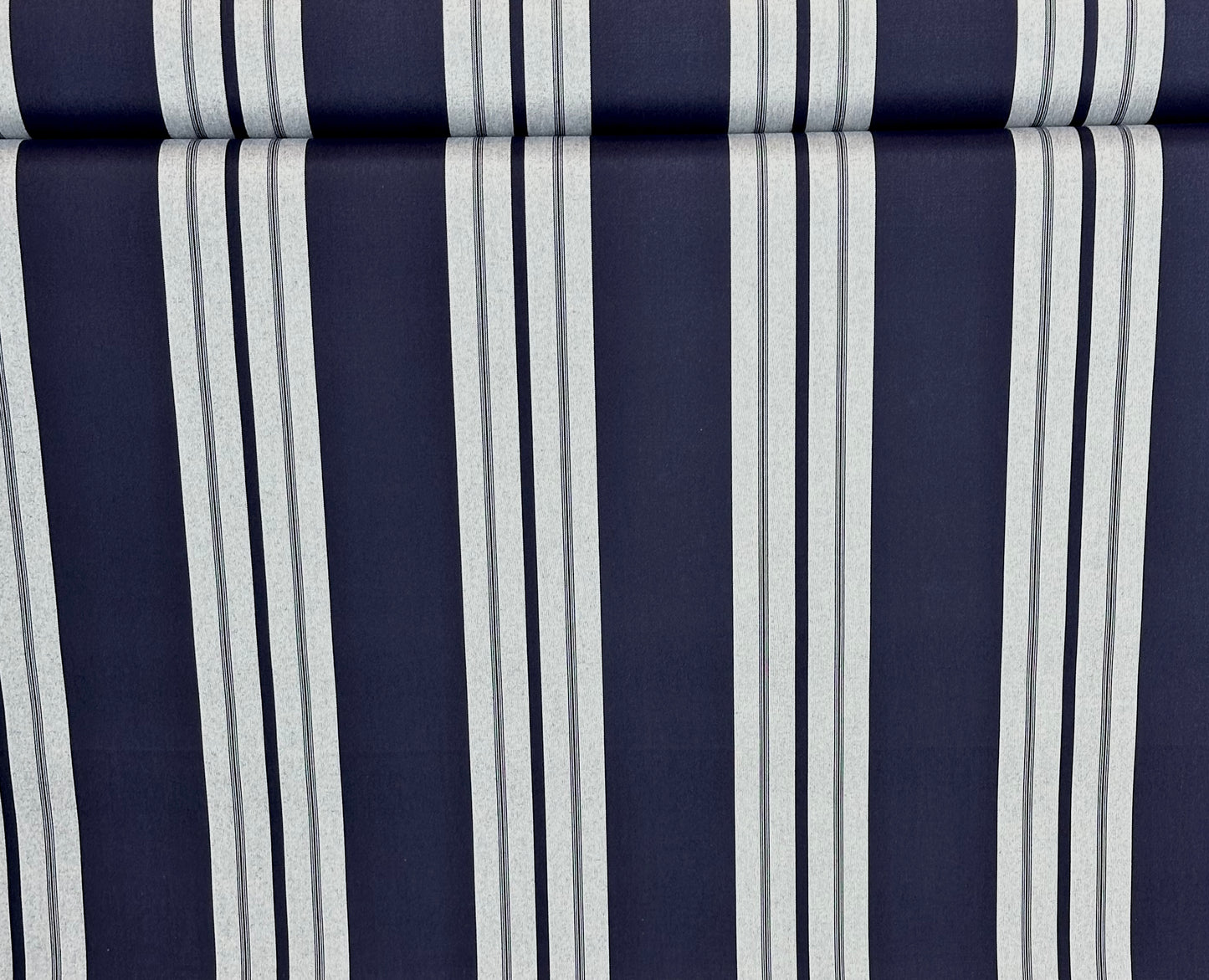 SUNBRELLA SHADE FABRIC CAPTAIN NAVY NATURAL CLASSIC 4902 MARINE 47" WIDE BY YARD