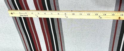 20 YARDS SUNBRELLA SHADE FABRIC WATERPROOF BURGUNDY BLACK WHITE 4798 47" WIDE