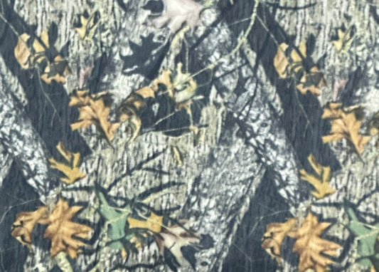 MOSSY OAK NEW BREAKUP SNOW POLAR FLEECE ANTI-PILL HUNTING CAMOUFLAGE FABRIC BY THE YARD