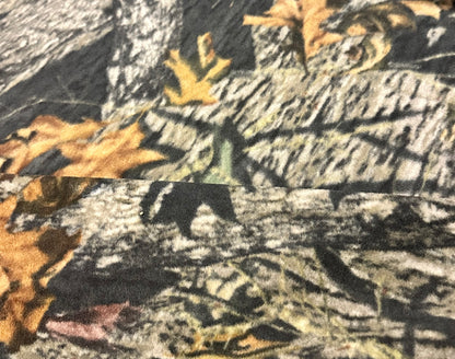 MOSSY OAK NEW BREAKUP SNOW POLAR FLEECE ANTI-PILL HUNTING CAMOUFLAGE FABRIC BY THE YARD